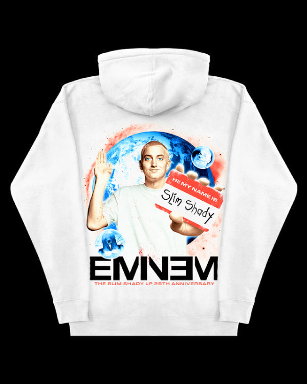 Eminem Slim Shady White Hoodie