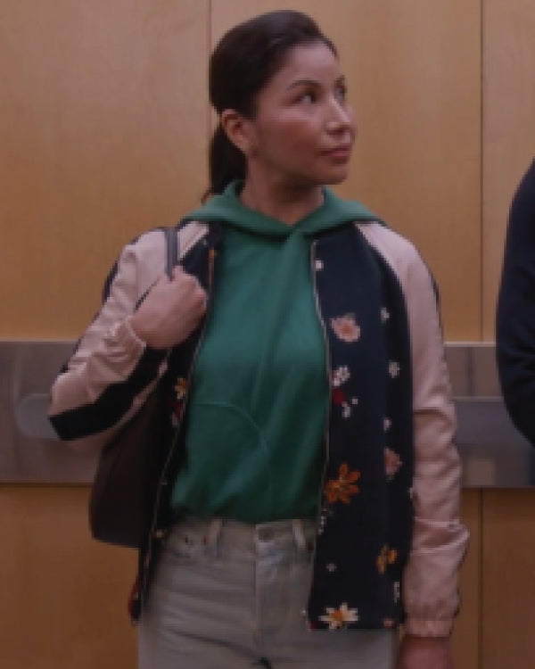 So Help Me Todd Season 2 Margaret Bomber Jacket