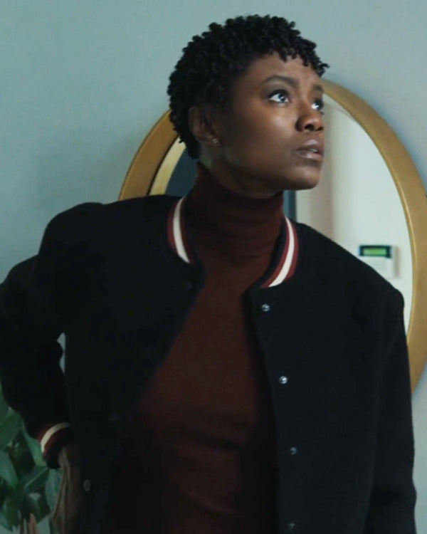 Special Agent Tiffany Wallace FBI S06 Black Bomber Jacket