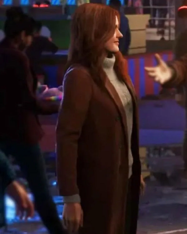 Spider-man 2 Mary Jane Brown Coat