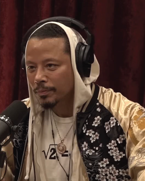 Terrence Howard the Joe Rogan Podcast Floral Jacket