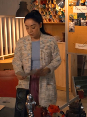 The Cases Of Mystery Lane Death Is Listening 2024 Aimee Garcia Cardigan