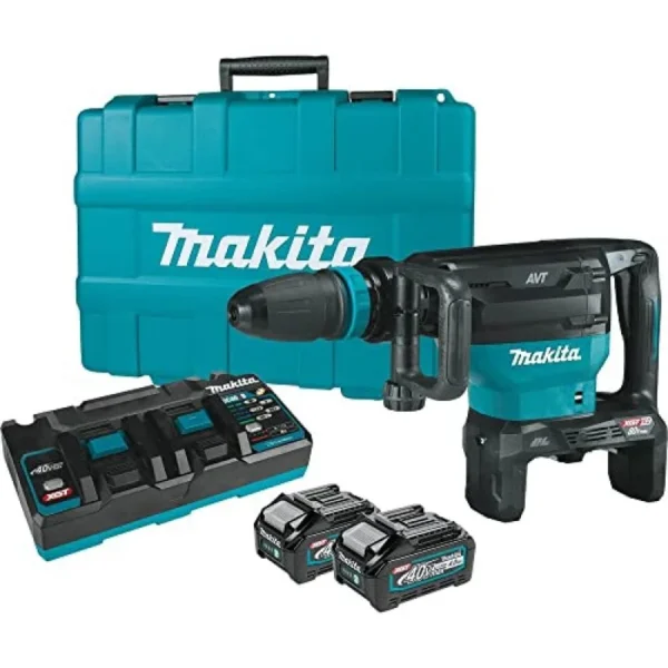 Makita GMH02PM 80V Max XGT Brushless Cordless AVT Demolition Hammer Kit with 2 Batteries $550.00